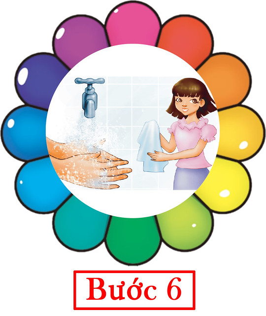 rửa tay cho trẻ mầm non